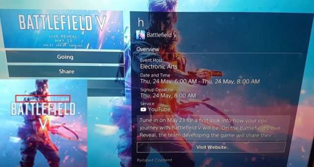 battlefield v sony leak 2
