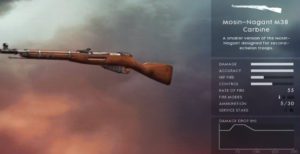 Fünf neue Waffenvarianten für Battlefield 1 für Vorbestellung von Battlefield V 4 bf1 Mosin Nagant M38 Carbine