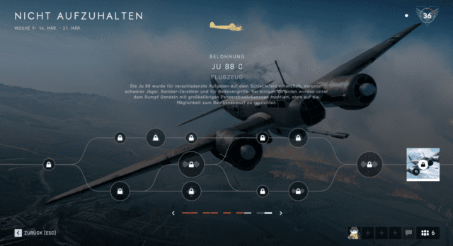 Battlefield V: Rauchbeschuss und Sektor Artillerie ab nächster Woche verfügbar, neue Flugzeuge kommen ebenfalls 6 JU88 C
