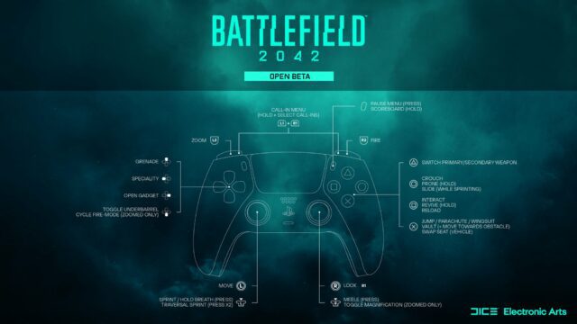 Battlefield 2042 Beta Playstation Controller Settings