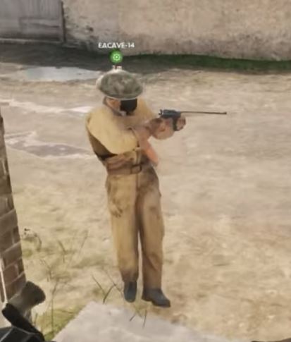 Battlefield 1 Spezialklasse: Der Panzerkommandant 1 Das Bild zeigt den Panzerkommandanten mit seiner Pistole.