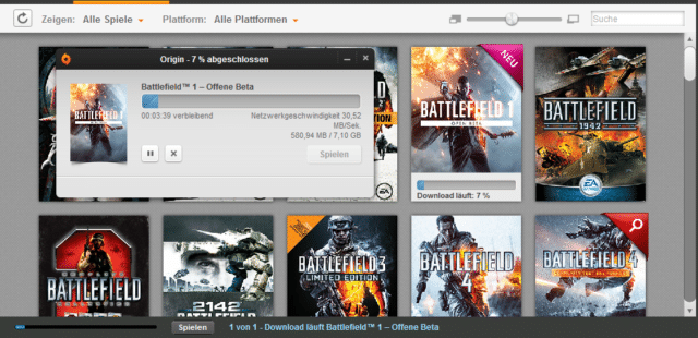Battlefield 1 Beta nun Live und Offline Download / Pre-Load für Morgen 2 Screenshot_1