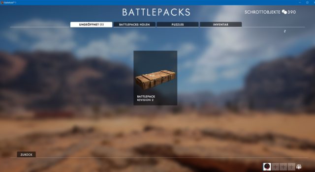 Eine neue Revision der Battlefield 1 Battlepacks nun verfügbar 2 Revision 2 der Battlefield 1 Battlepacks ist verfügbar.