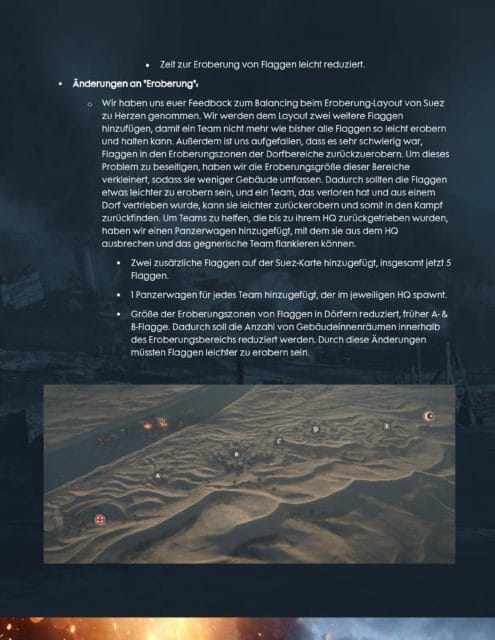 Battlefield 1 Patch hat ein 16 Seiten langes Changelog 2 file page2