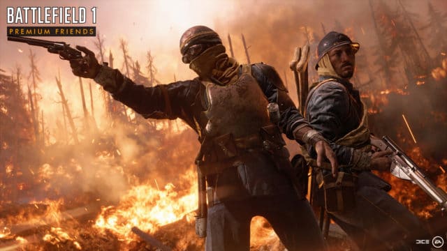 Battlefield 1 DLC Inhalte können Dank "Premium-Friends" nun auch ohne Premium gespielt werden 1 Dank des "Premium-Friends" Features können Spieler nun auch ohne Battlefield 1 Premium Pass die DLC Inhalte zeitlich unbegrenzt spielen.