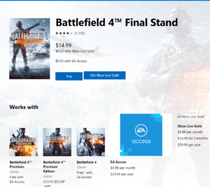 bf4 final stand gratis xbox