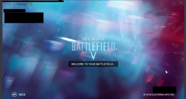 battlefield V leak startbildschirm