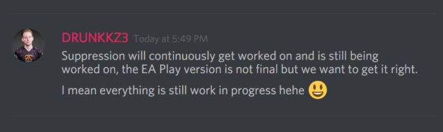 battlefield v chat developer suppression 2