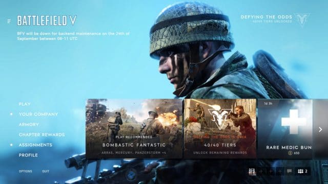 Morgen Backend Wartungsarbeiten für Battlefield V Update 4.6 2 EFIzZvyXUAAJRcb