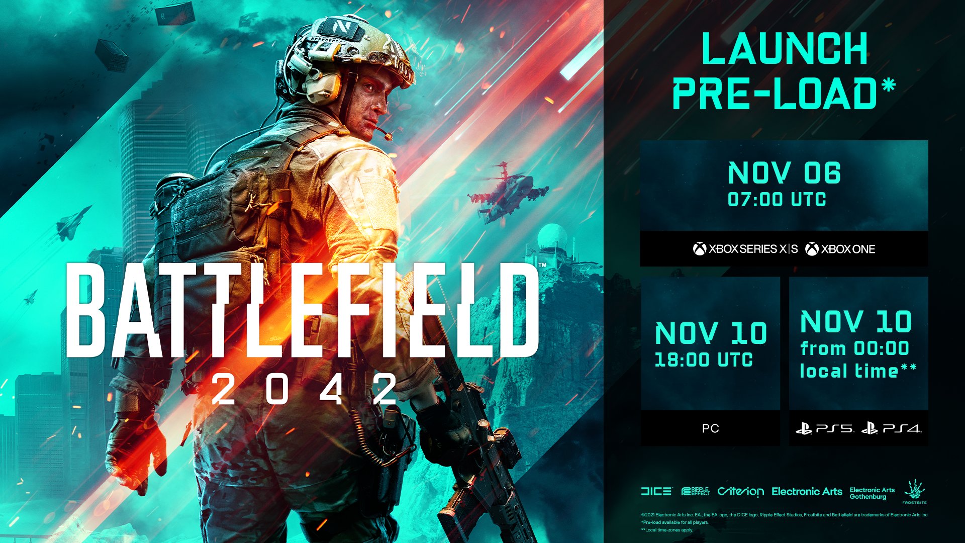 Battlefield 2042 Preload Times