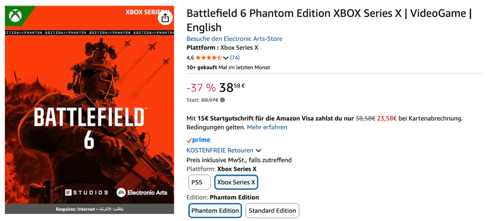 battlefield6 amazon unter40 euro teaser