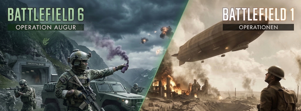 Battlefield 6 Operation Augur vs. Battlefield 1 Operations Der grosse Vergleich der Spielmodi