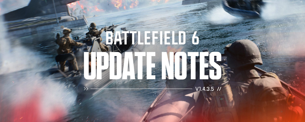 Battlefield 6 Update 1.4.3.5 Top Gun Skins fuer alle Klassen Bugfixes fuer Wake Island und Carrier Strike sowie PS5 Fixes und mehr